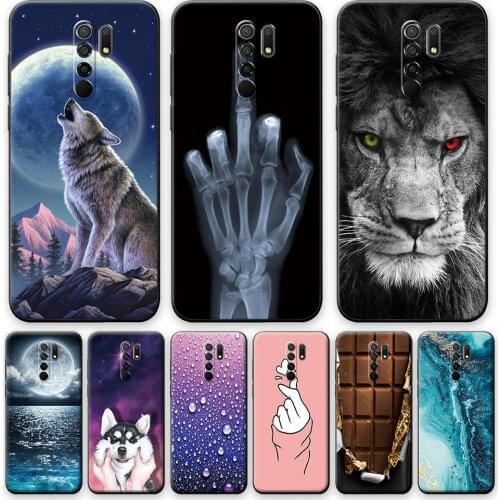 Redmi 9 Case For Xiaomi Redmi 9 TPU Back Cover For Redmi 9 Matte Phone Case For Redmi 9 Silicone Soft Fashion Slim Bumper Redmi9