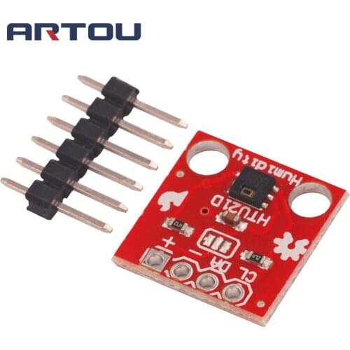 Temperature Humidity Sensor GY-213V-HTU21D HTU21D I2C Replace SHT21 SI7021 HDC1080 Module