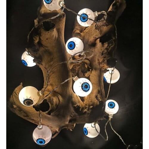 Halloween Decorative String Lights Ramadan Lamp Mubarak Pumpkin Ghost Skeleton Frame Bats Christmas Battery LED xmas decoration