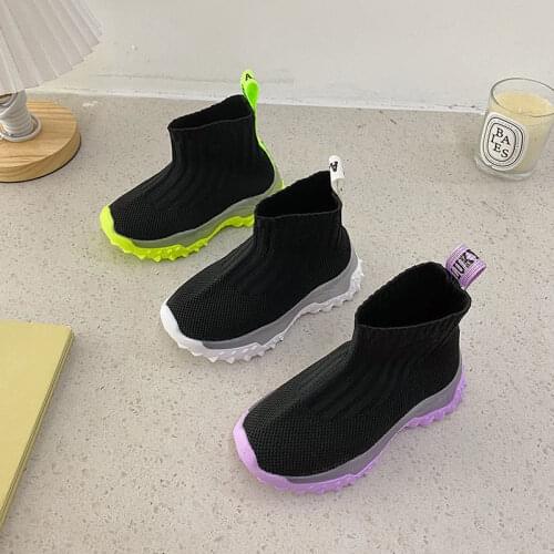 Childrens Cotton Boots for Fall/winter Children Boys and Girls Short Cotton Boots Light Non-slip Soft Bottom Little Girl Shoes