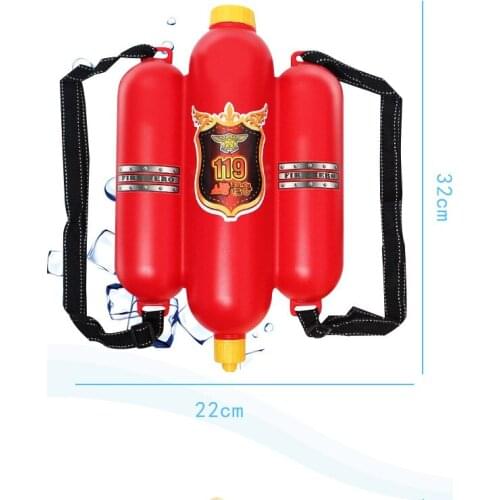 Toy water gun Childrens fire fighting backpack water gun toy summer beach paddle toy pump type high pressure gun