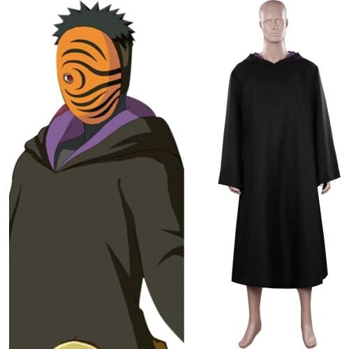 Tobi Cosplay Costume Cloak Outfits Halloween Carnival Suit