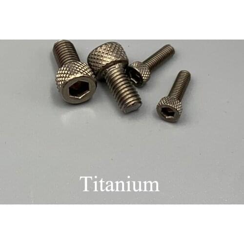 M3 M4 M5 M6 OD 6mm 10mm 12mm 15mm 20mm 25mm 30mm Length TA2 Titanium Cap Allen Head Screw Inner Hex Hexagonal Socket Bolt