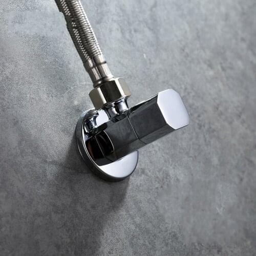 MAIDEER bathroom toilet Solid brass cold and hot water angle valve High quality Thickened stop valve