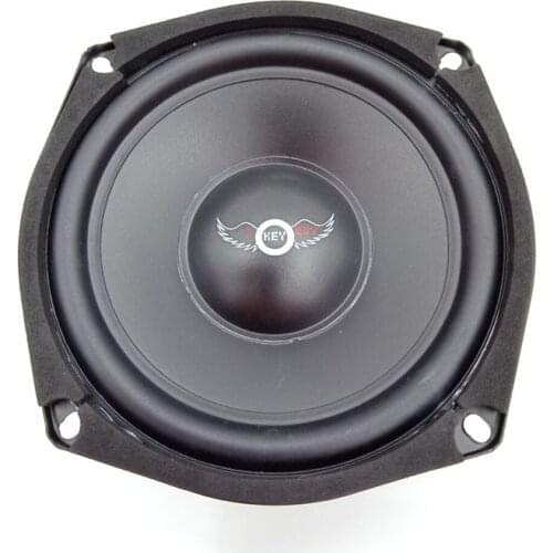 1pc 5.25 inch Midrange Powerful 150 W 8 Ohm Steel Custom Frame HiFi Rubber Edge Injection Cone Box DIY Universal Speakers