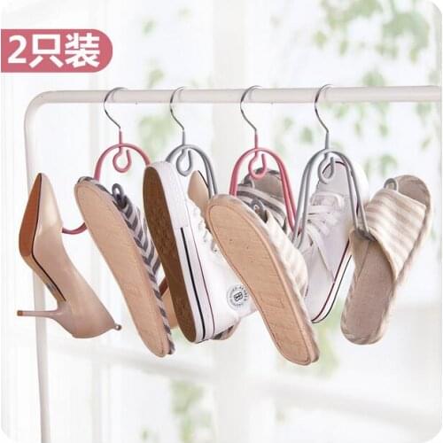 Outdoor Drying Shoe Rack Multifunctional Organizer Hanger 2 Pcs/Lot Balcony Shoes Racks