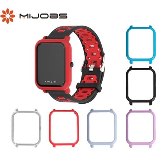Protector Cover for Huami Amazfit Bip BIT Youth Case Slim Plastic Frame PC Accessories Smart Watch Strap Wristband for Amazfit