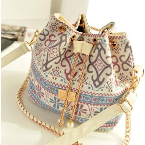 WEIXIER 2019 Ethnic Style Crossbody Embroidered Canvas Bag Pouch Female Mobile Single Shoulder Bags Ethnic Style Crossbody LY-19