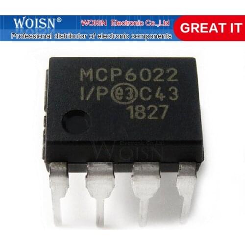 1pcs/lot MCP6022-I/P MCP6022 DIP-8 In Stock