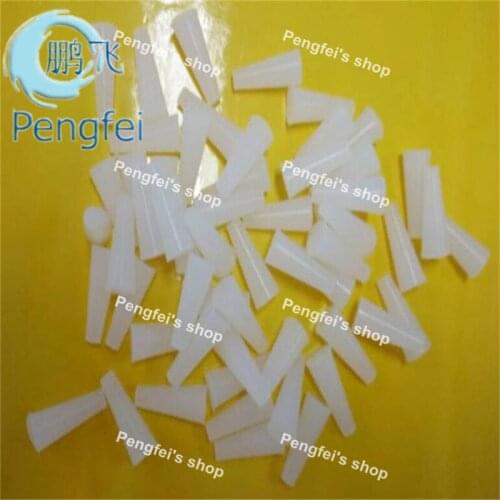 Free shipping 100PCS top side diameter 18mm bottom side diameter 24mm height 25mm solid white silicone plugs silicone stopper