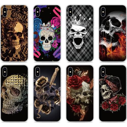 Print DIY Custom Photo Cover Skull Bone Cases For ASUS-ZenFone Max Pro M1 Rog Phone 2 6 5 5Z 4 Lite L1 Shot Plus M2 Phone Case
