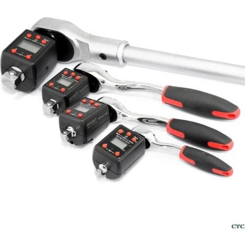Digital High Torque Wrench 1.5-1000nm Adapter 1/4 3/8 1/2 3/4 Drive Microtorque