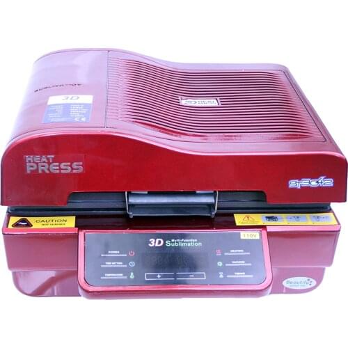 Functional 3D Vacuum Sublimation Heat Press Machine Kit for Phone Cases Mugs Cups Plates Metal Sheets Printing 110V