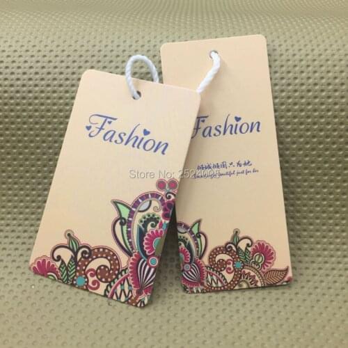 Customize clothing paper hang tag/garment tag/clothing printed label/high-quality cardboard printed hang tags/exquisite printing
