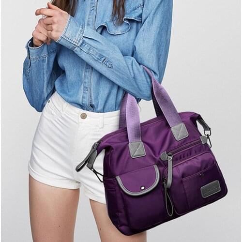 Multiuse Women Travel Messenger Handbags Large Capacity Waterproof Nylon Crossbody Shoulder Bags
