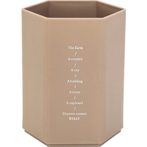 Multi-purpose Practical Stationery Holder Matte PP Pencil Holder for student U4LD