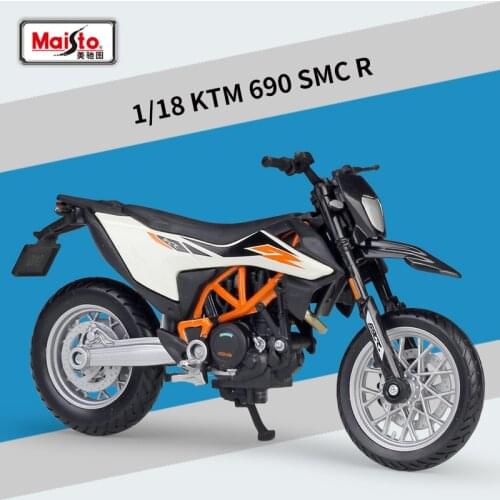 Halolo Maisto 1:18 KTM 690 SMC R Model Car Simulation Alloy Motorcycle Metal Toy Car Childrens Toy Gift Collection