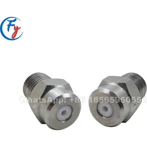 VSR straight jet nozzle with ceramic orifice, VS straight jet spray nozzle, high-pressure needle solid stream nozzle