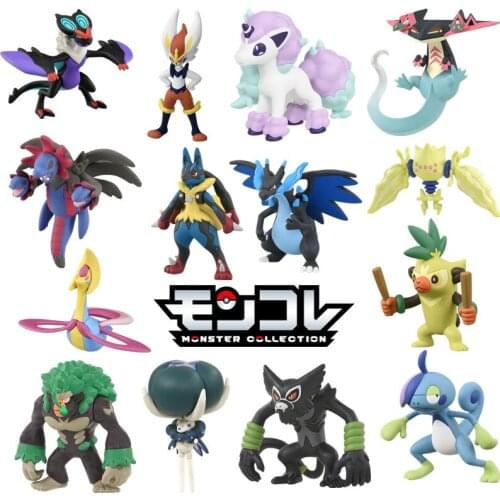 Takara Tomy Tomica Pokemon Pocket Monsters Moncolle 3-5cm Mini Resin Anime Figure Toys for Children Collectibles