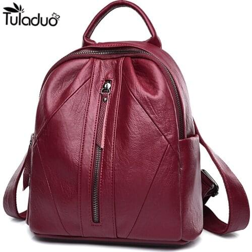 Женские винтажные рюкзаки TuLaduo China At AliExpress