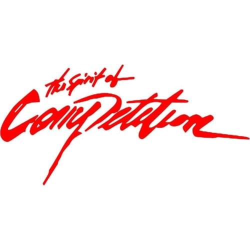 The Spirit of Competition Reflective Racing Car Styling Decoration Sticker Decal PET Auto Stickers Accessories