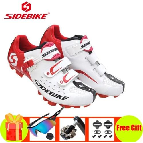 SIDEBIKE Cycling Shoes Add Mtb SPD Pedals Men Self-locking Breathable Outdoor Superstar Wear-resistant Riding Bicycle Sneakers