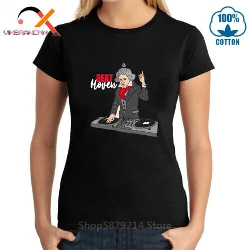 Funny Ludwig Van Beethoven T shirt Parody DJ Beethoven Music T-shirt Famous worldwide Musican hipster Tees great composer tshirt