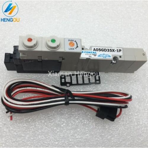 1 Piece Free Shipping Komori LS40 G40 Printing Machine Parts Komori Valve A12GD35X-1P