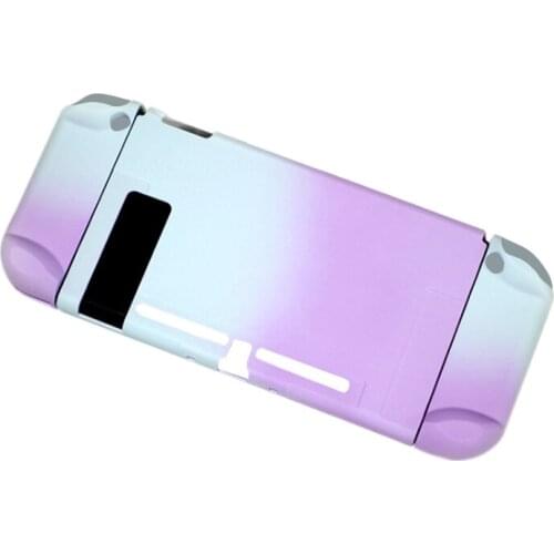 For Nintendo Switch Purple Blue Gradient Protective Shell Gradient Spray Protective Sleeve Nintendo Switch Accessories