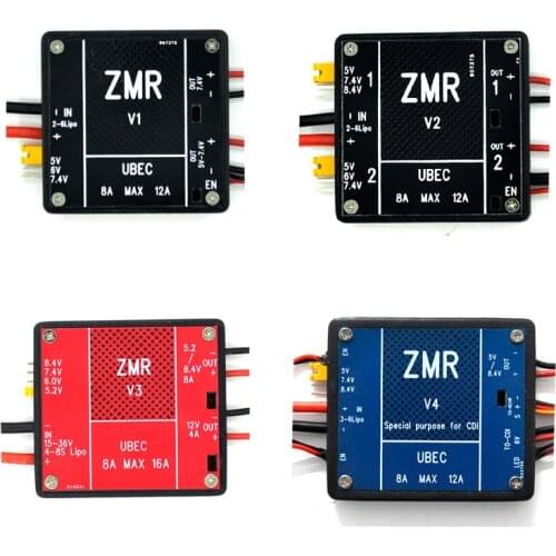 ZMR 8A UBEC V1 V2 V3 v4 Dual BEC Voltage regulator module for RC FPV ducted turbojet Petrol Engine
