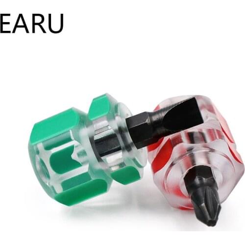 1pc Car Repair Screwdriver Kit Set Mini Small Portable Radish Head Screw Driver Transparent Handle Repair Hand Tools Precision