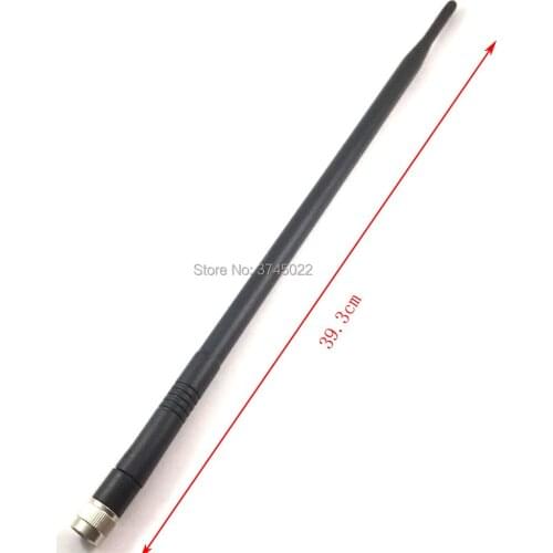 1pcs Rp-Tnc Male Connector Antenna 2.4G Wi-fi Antenne Gain 9dbi Rubber Aerial 39.3cm Length for Wireless Router