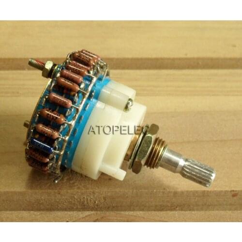 10K/50K/100K/250K DALE 23 Step Mono Attenuator Volume Potentiometer Ladder Type