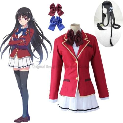 2020 Anime Classroom of the Elite Cosplay Costumes Horikita Suzune Dress Kushida Kikyou Cosplay Brand School Uniform Full Sets