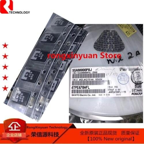 4TPE470MFL 470 470UF 4.0V . 6TPE330MIL 330 330UF 6.3V Conductive Polymer Tantalum Solid Capacitors 100% New original