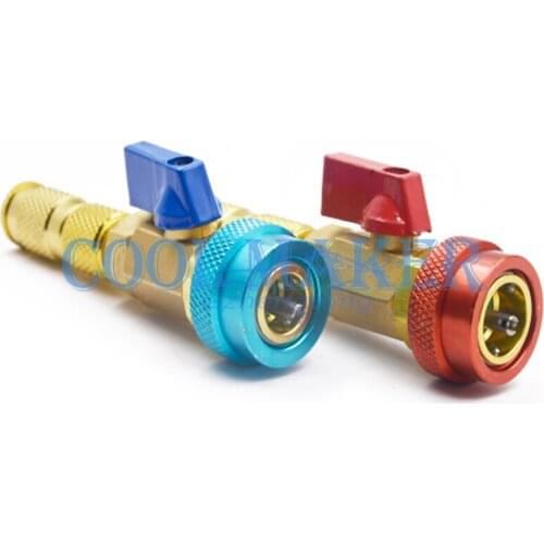 Car air conditioning valve core quick remover installer high low Pressure R134a