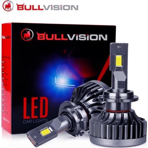 Bullvision D1S D3S D4R D4S D2R D2S H8 H9 H1 H7 H11 Led Headlight Bulbs Mini Size 9005 HB3 9006 HB4 Turbo Lamps For Fog Lamp SA