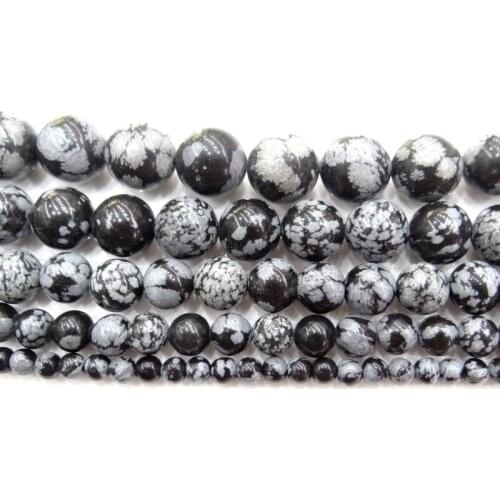 Natural Stone Beads mahogany obsidian stone Round Loose Beads For Making Jewelry 15Inch 6/8/10/12mm Beads Diy Bracelet