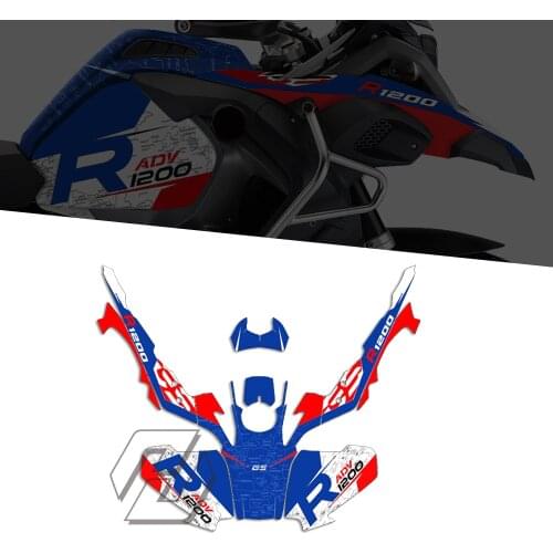 Motorcycle Decals Case for BMW R1200GS Adventure R1200 ADV 2014-2018 Anti-UV