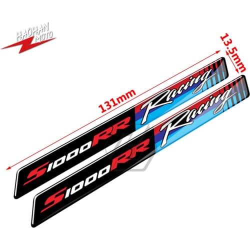 For BMW Motorrad S1000RR S1000 RR Racing Sticker 3D Resin Motorcycle Waterproof Sticker