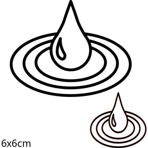 Metal Cutting Dies A Drop of Water New for 2020 Scrapbook Paper Decoration Template Embossing DIY Paper New Card Craft 60*60mm