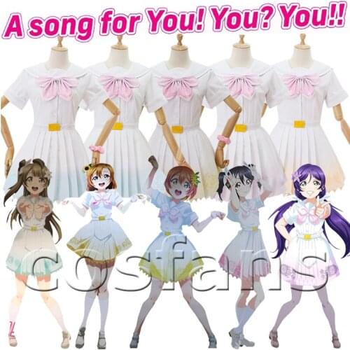 Love Live μs 8th A song for You 9 Characters Kousaka Honoka Minami Kotori Sonoda Umi Ayase Eli Dress Uniform Halloween Costumes