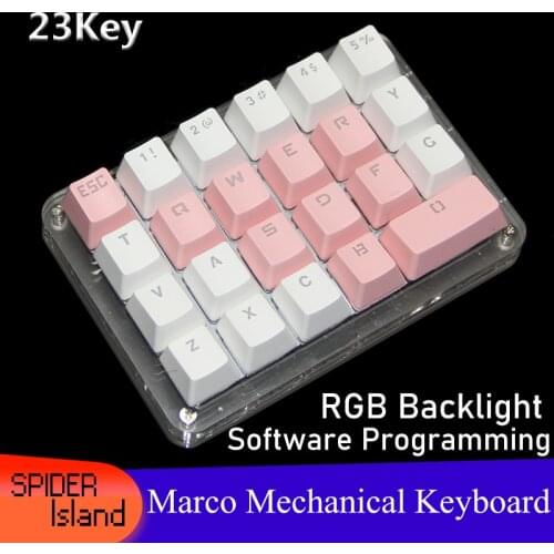 Programming Self setting Defination OSU! Keyboard Macro Keypad Type C Connector for Gaming Shortcut RGB Backlight with keycap