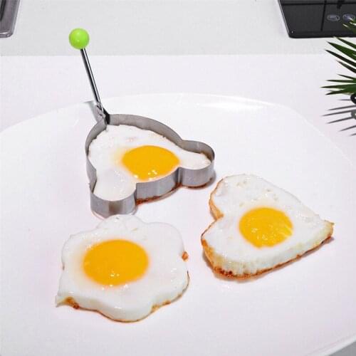 Goods Tools for Working with Kitchen Creative Sets Device Gadgets and Accessories Fried Egg Mold Cooker Holder Egg Mold