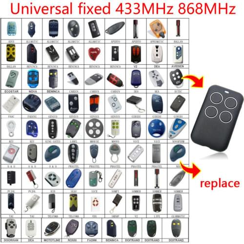Multiple Frequencies 260-870mhz Gate Garage Remote Control Clone HORMANN MARANTEC DOORHAN Remote Control