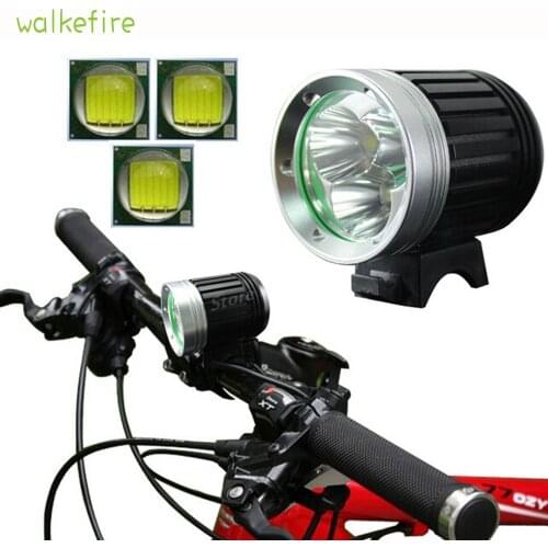 Walkefire 5000Lumens rechargeable led bike lights 3xT6 LED Front Bicycle Lamp Bike bicycle light +8.4V 6400mah Battery+Charger