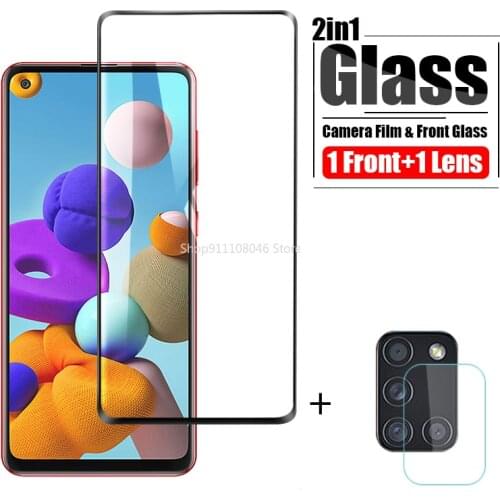 Camera Len Screen Protector for Samsung Galaxy A21 S Protective Glass On for Samsung A21S Tempered Front Film Galax A 21S 21
