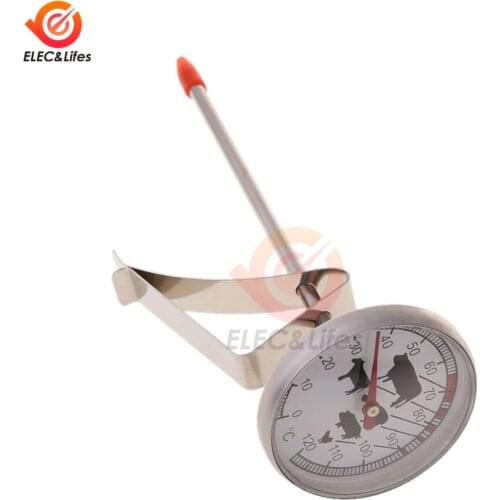 Stainless Steel Probe BBQ Thermometer Meat Food Thermometer Dial Temperature Gauge Cooking Food Probe Household Kitchen Tools
