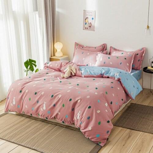 2021New bed set bedding king size bedding set cute bed sheets black and white bedding set beauty and the beast bedding