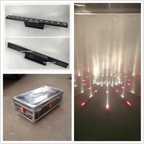 6lot+Flightcase) 2018 New Indoor led bar beam dmx bar led wall washer light 12x5w